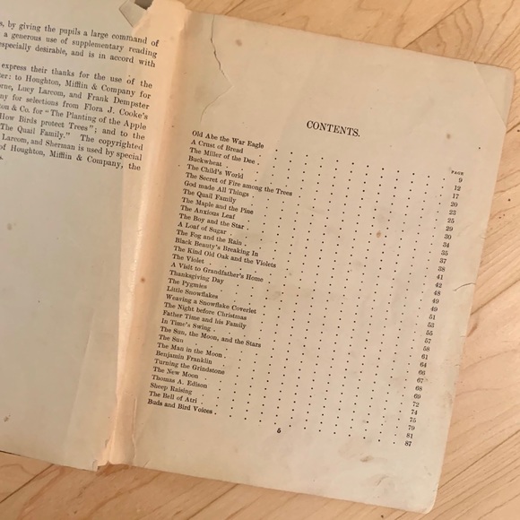 1901 Vintage Hardcover Schoolbook Green and Red - Picture 11 of 16